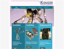 Tablet Screenshot of koeniger.biz